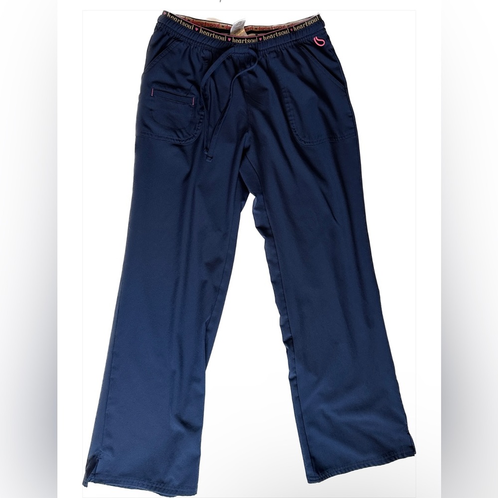 Scrubs pants, Heartsoul, small petite size, blue